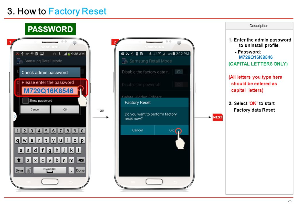 Samsung refrigerator retail online mode password